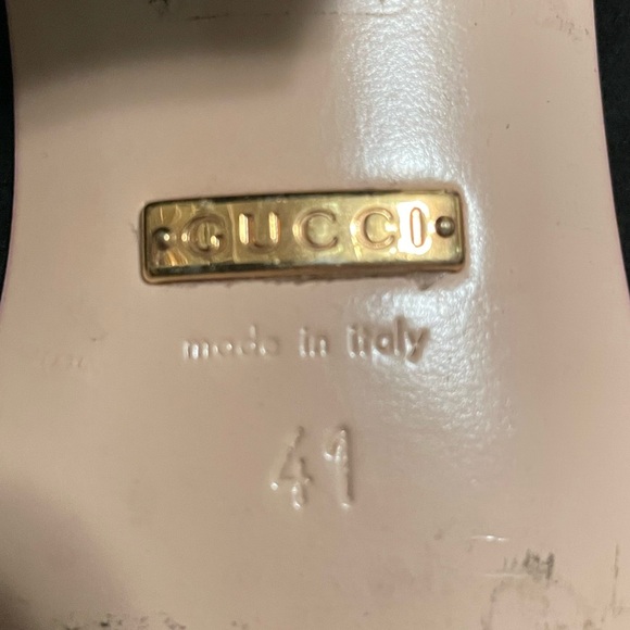 EUC BLACK SUEDE GUCCI KID SCAMOSCIATO GG MARMONT FRINGE ANKLE BOOTS 41 - Picture 4 of 10